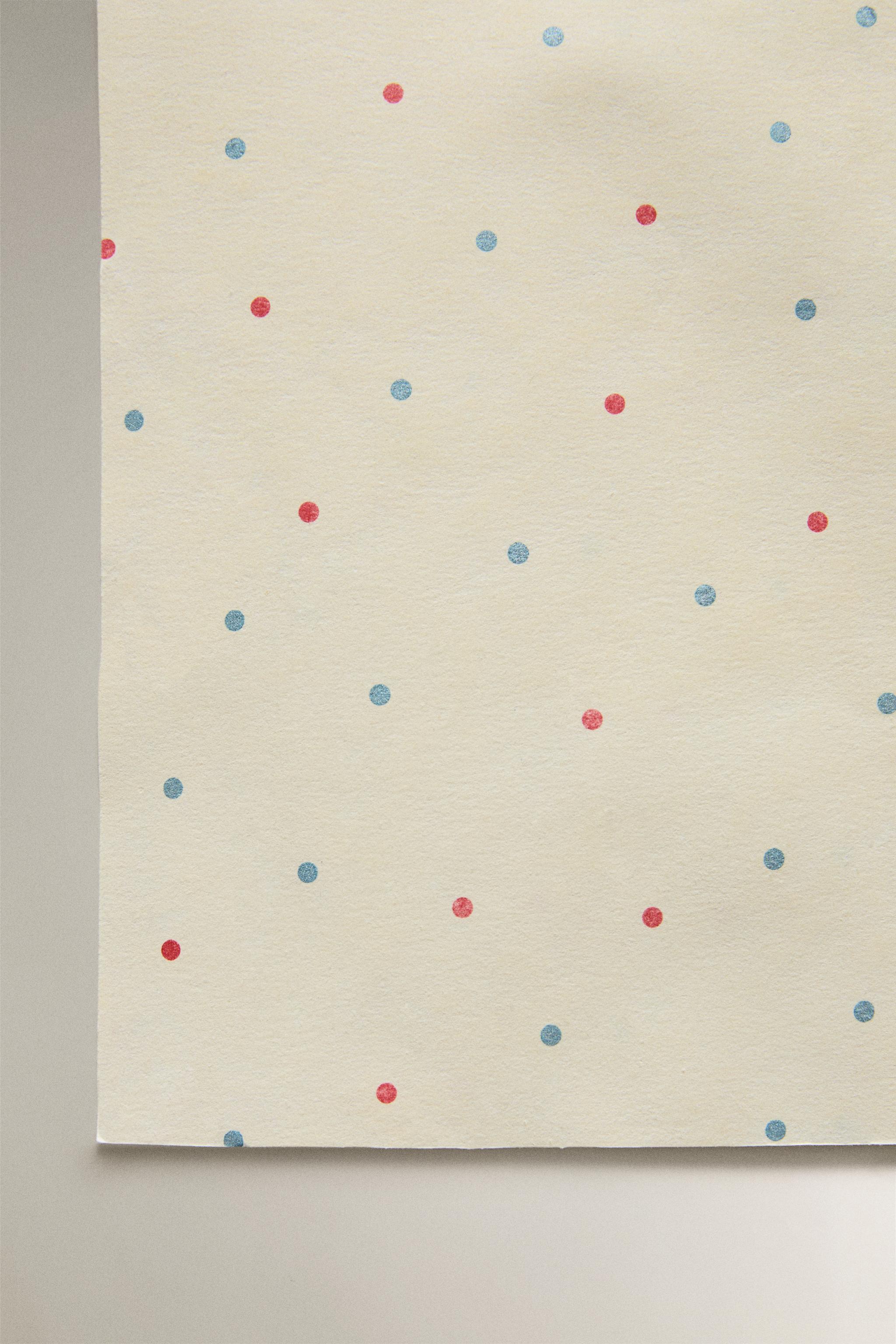 PAPIER CADEAU À POIS